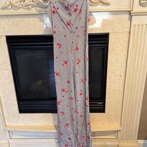 Flynn Skye Floral Gray Jumpsuit